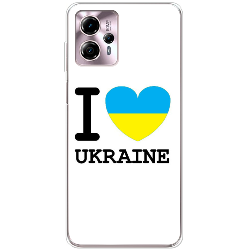 Чехол BoxFace Motorola G13 I love Ukraine