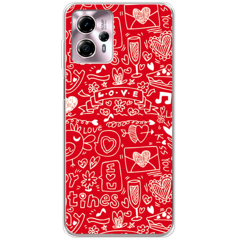 Чехол BoxFace Motorola G13 Happy Valentines