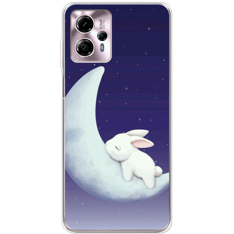 Чехол BoxFace Motorola G13 Moon Bunny