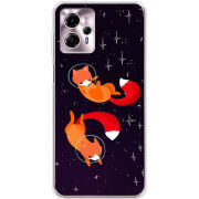 Чехол BoxFace Motorola G13 Fox-Astronauts