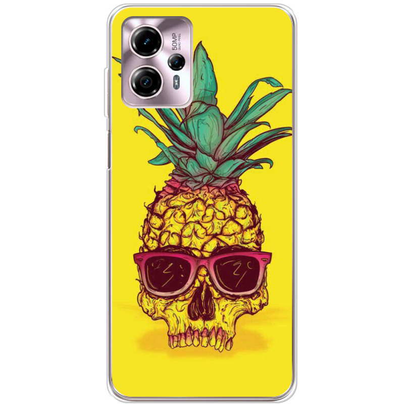 Чехол BoxFace Motorola G13 Pineapple Skull