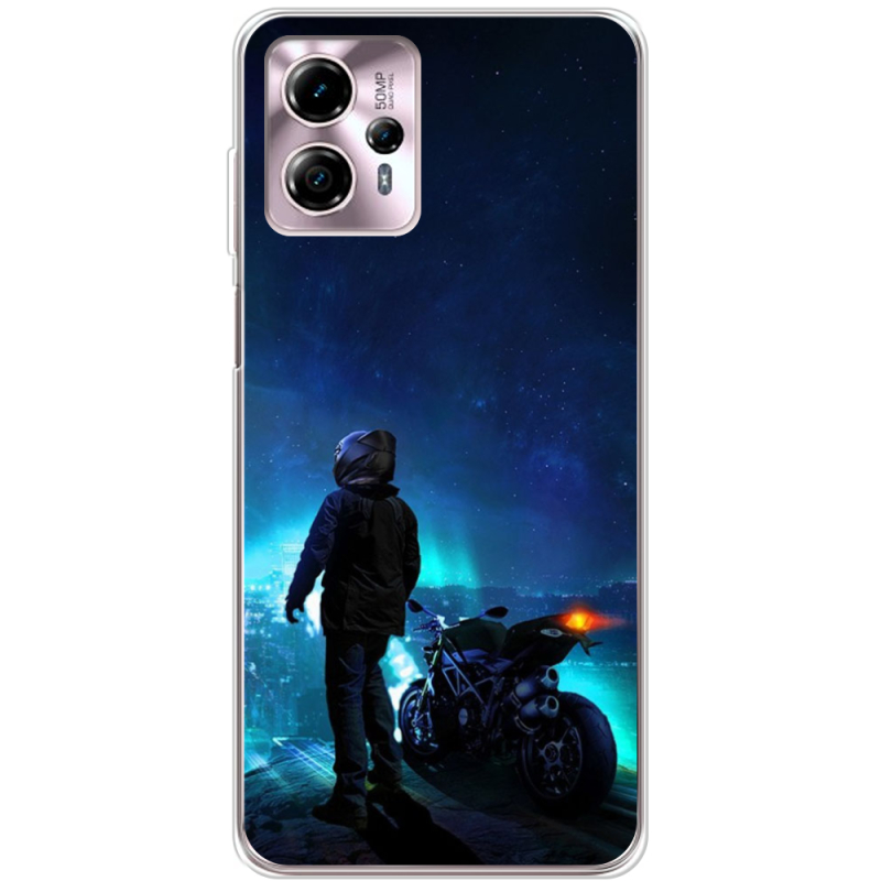 Чехол BoxFace Motorola G13 Motorcyclist