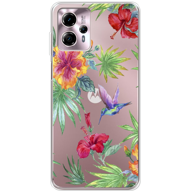 Прозрачный чехол BoxFace Motorola G13 Tropical