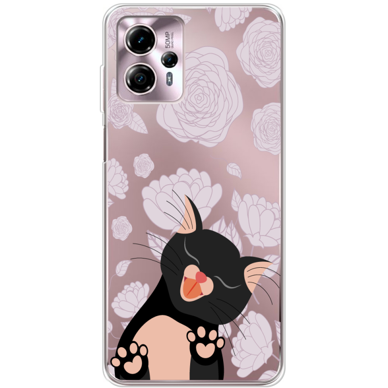 Прозрачный чехол BoxFace Motorola G13 Meow