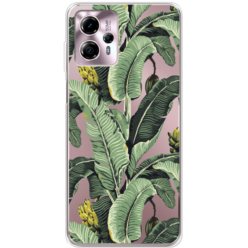 Прозрачный чехол BoxFace Motorola G13 Banana Leaves