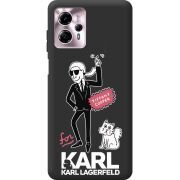 Черный чехол BoxFace Motorola G13 For Karl