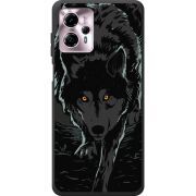 Черный чехол BoxFace Motorola G13 Wolf