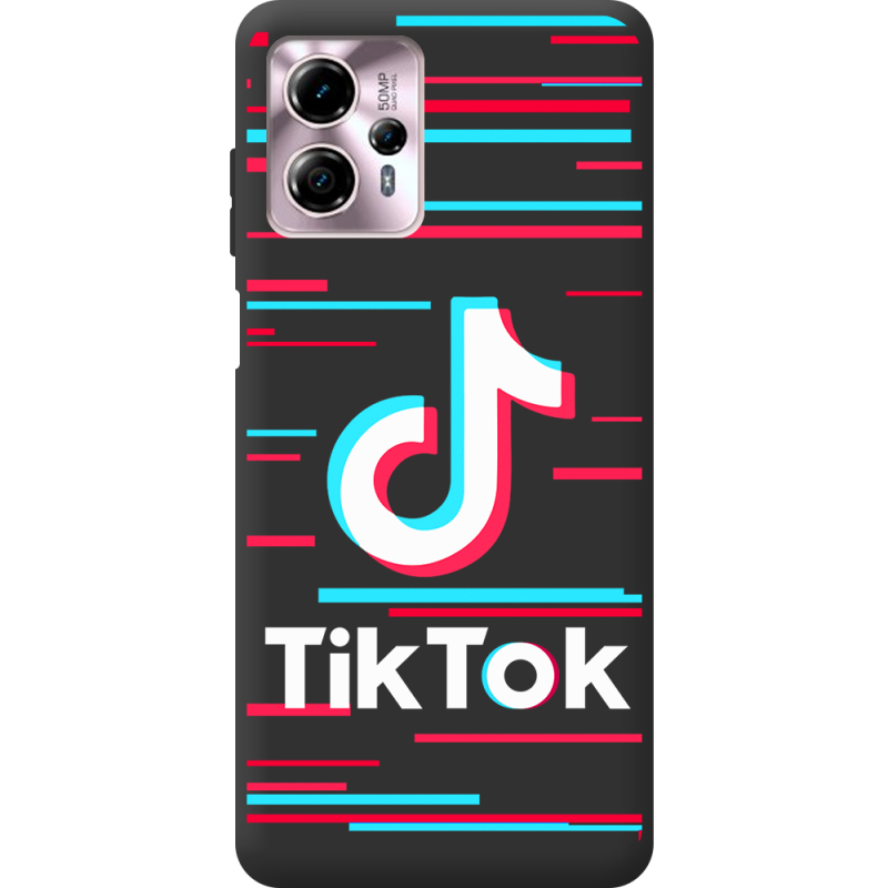 Черный чехол BoxFace Motorola G13 Tik Tok