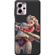 Черный чехол BoxFace Motorola G13 Happy Harley Quinn