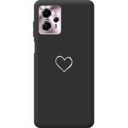 Черный чехол BoxFace Motorola G13 My Heart