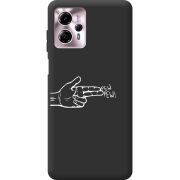 Черный чехол BoxFace Motorola G13 Pew Pew