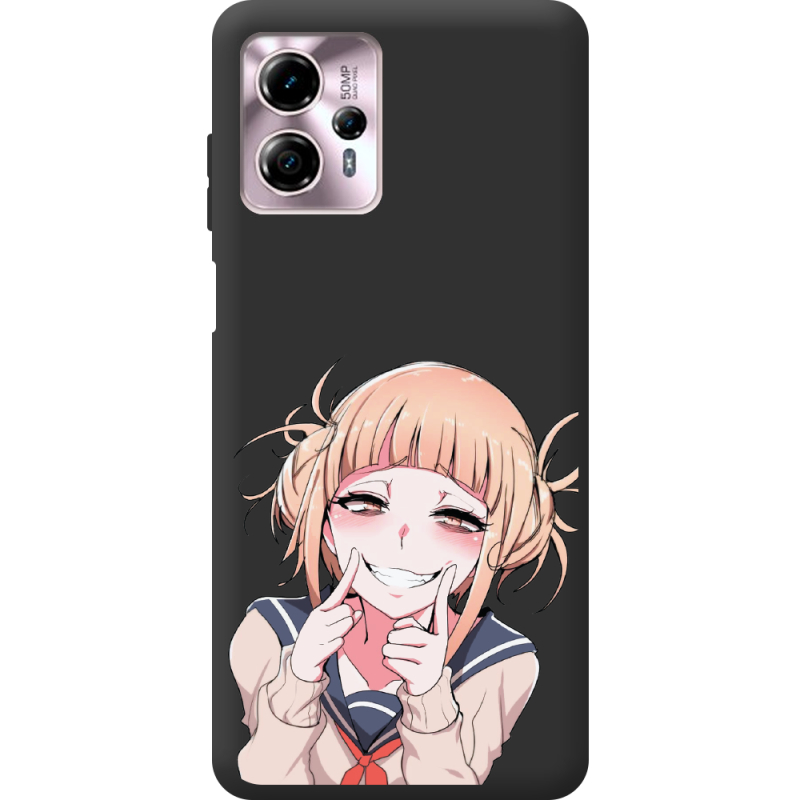 Черный чехол BoxFace Motorola G13 Himiko Toga Smile