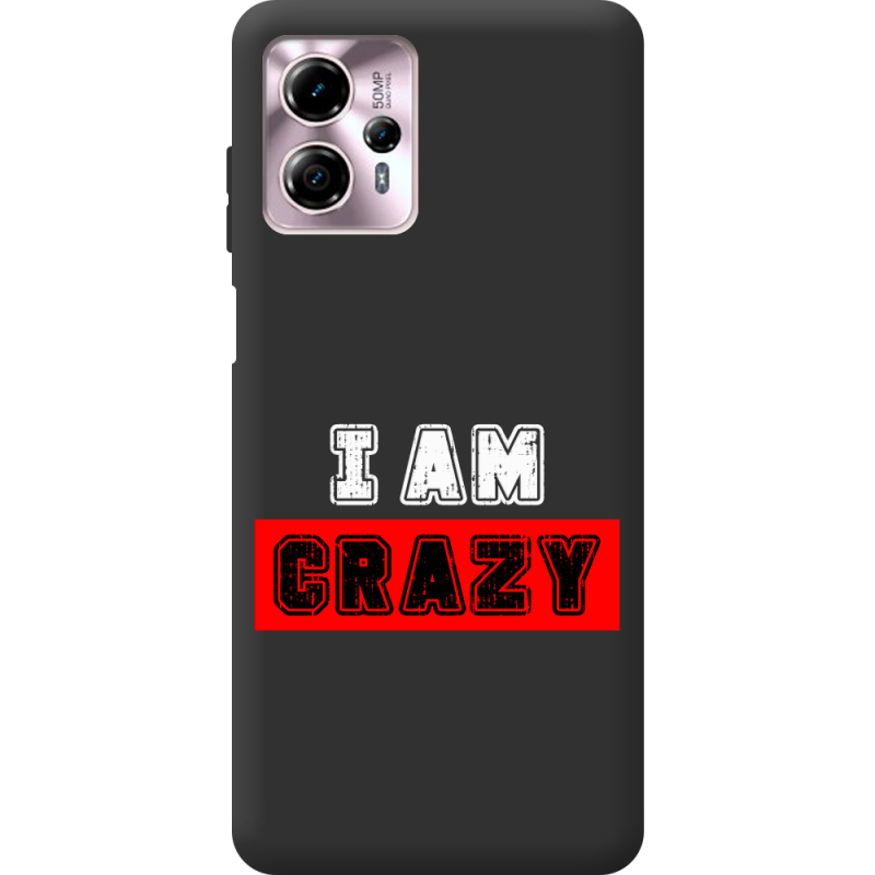 Черный чехол BoxFace Motorola G13 I'm Crazy