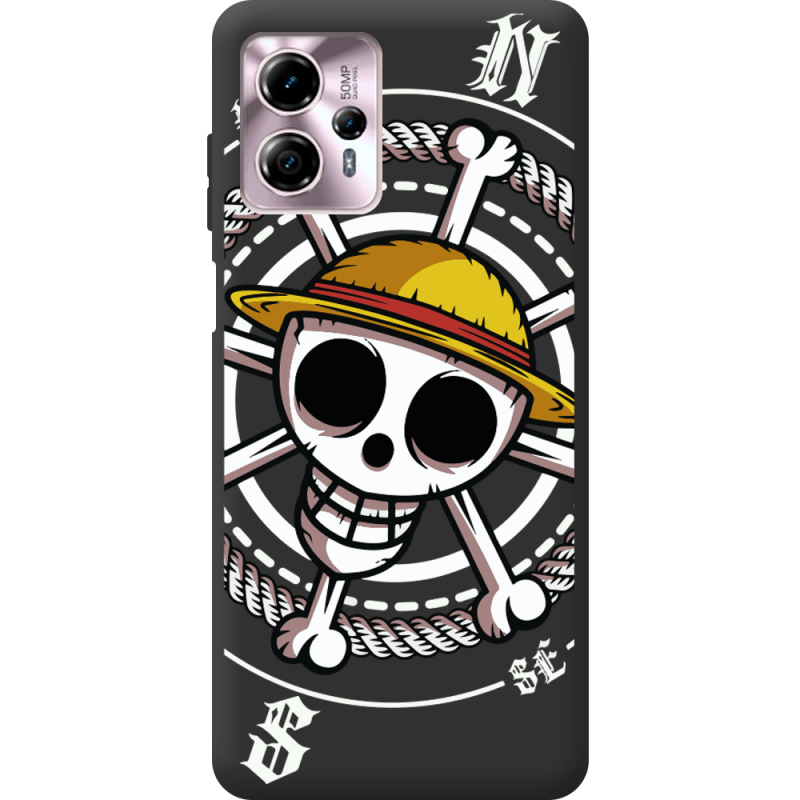 Черный чехол BoxFace Motorola G13 One Piece Компас