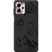 Черный чехол BoxFace Motorola G13 Mountains