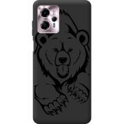 Черный чехол BoxFace Motorola G13 Grizzly Bear