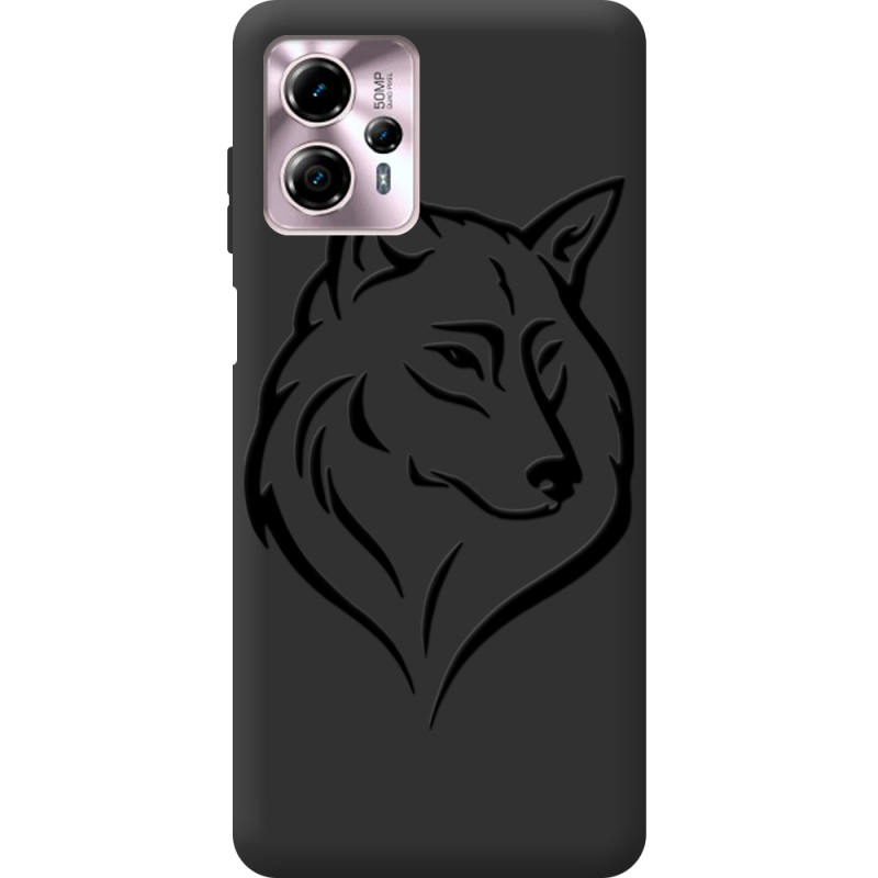 Черный чехол BoxFace Motorola G13 Wolf