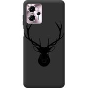 Черный чехол BoxFace Motorola G13 Deer