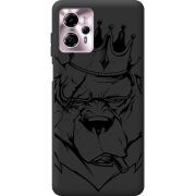 Черный чехол BoxFace Motorola G13 Bear King