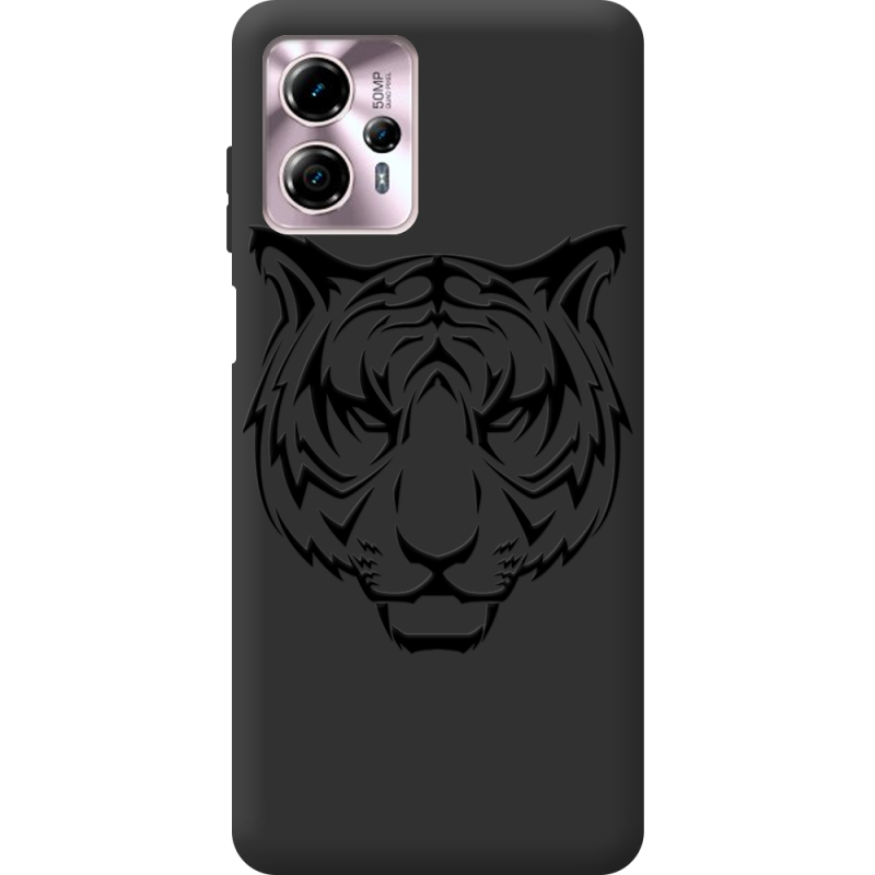 Черный чехол BoxFace Motorola G13 Tiger