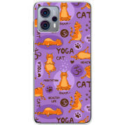 Чехол BoxFace Motorola G23 Yoga Cat