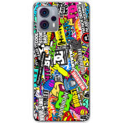 Чехол BoxFace Motorola G23 Multicolored Inscriptions