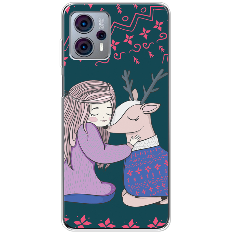 Чехол BoxFace Motorola G23 Girl and deer