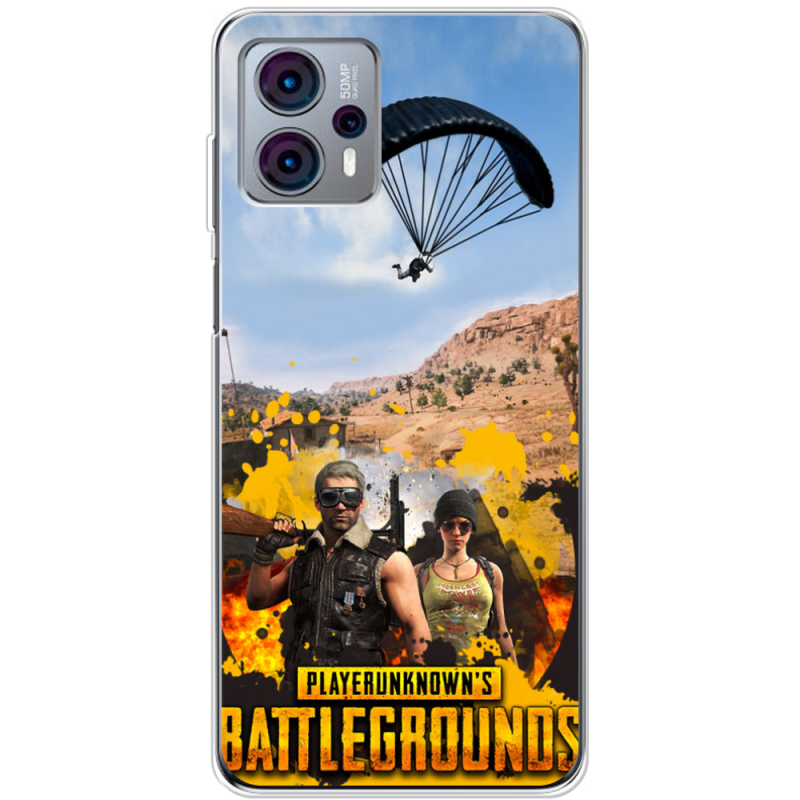 Чехол BoxFace Motorola G23 Pubg parachute