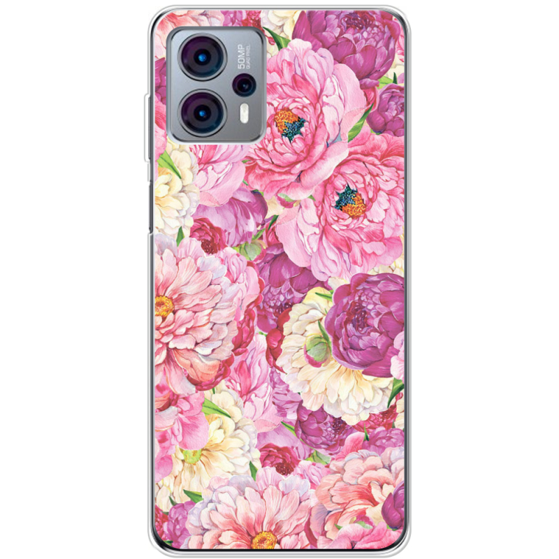 Чехол BoxFace Motorola G23 Pink Peonies