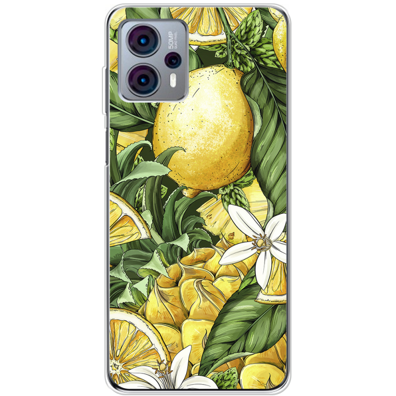 Чехол BoxFace Motorola G23 Lemon Pattern