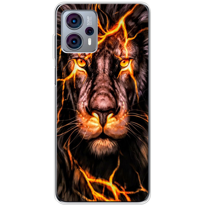 Чехол BoxFace Motorola G23 Fire Lion