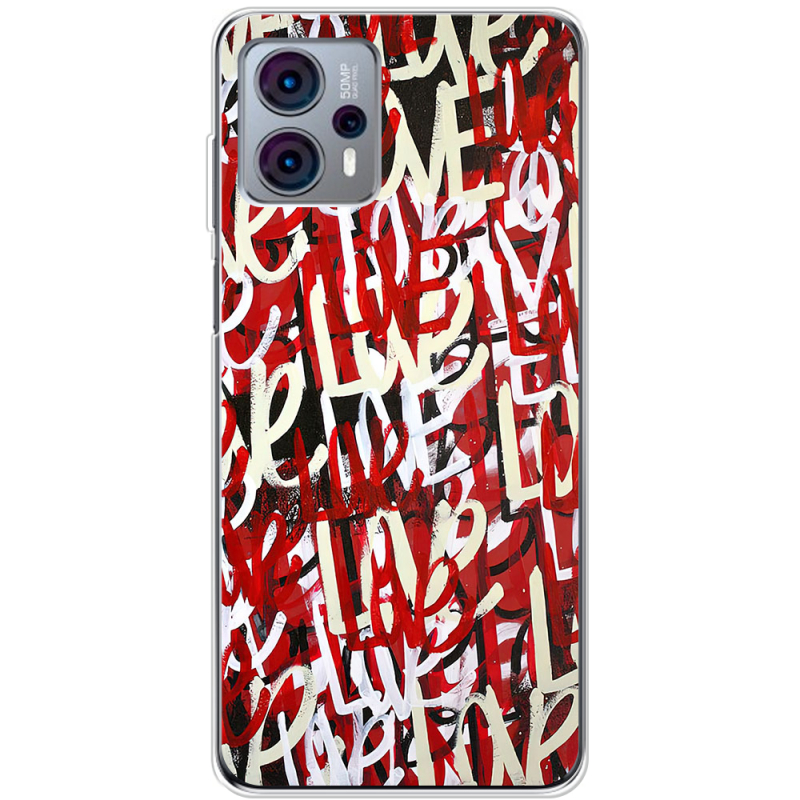 Чехол BoxFace Motorola G23 Love Graffiti