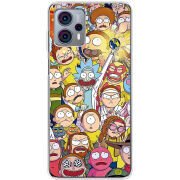 Чехол BoxFace Motorola G23 Rick and Morty