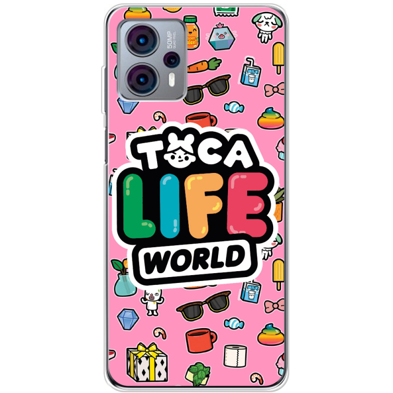 Чехол BoxFace Motorola G23 Toca Boca Life World