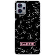 Чехол BoxFace Motorola G23 Blackpink автограф