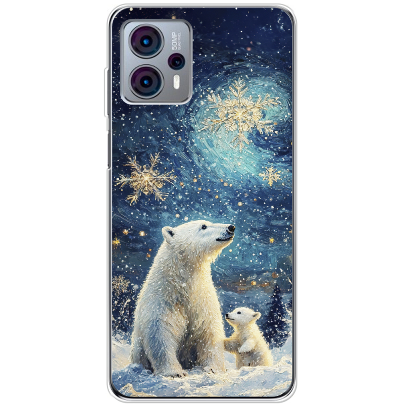Чехол BoxFace Motorola G23 Північні ведмеді