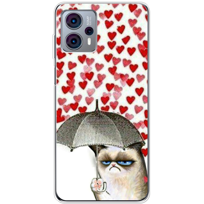 Чехол BoxFace Motorola G23 Raining Hearts