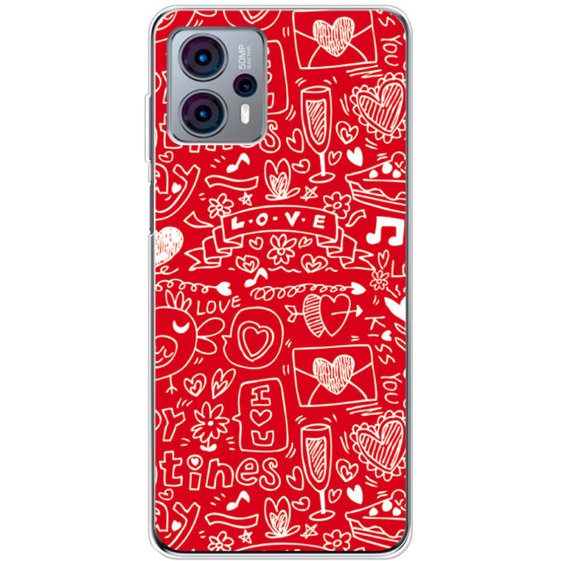 Чехол BoxFace Motorola G23 Happy Valentines