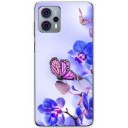 Чехол BoxFace Motorola G23 Orchids and Butterflies