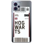 Прозрачный чехол BoxFace Motorola G23 Ticket Hogwarts
