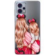 Прозрачный чехол BoxFace Motorola G23 Mouse Girls