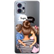 Прозрачный чехол BoxFace Motorola G23 Super Mama