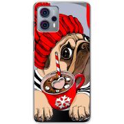 Прозрачный чехол BoxFace Motorola G23 Winter Puggy