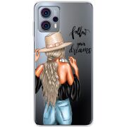 Прозрачный чехол BoxFace Motorola G23 Follow Your Dreams