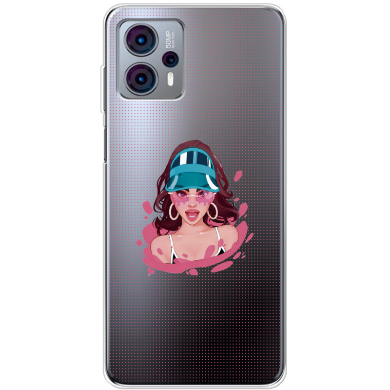 Прозрачный чехол BoxFace Motorola G23 Selena Gomez