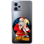 Прозрачный чехол BoxFace Motorola G23 Cool Santa