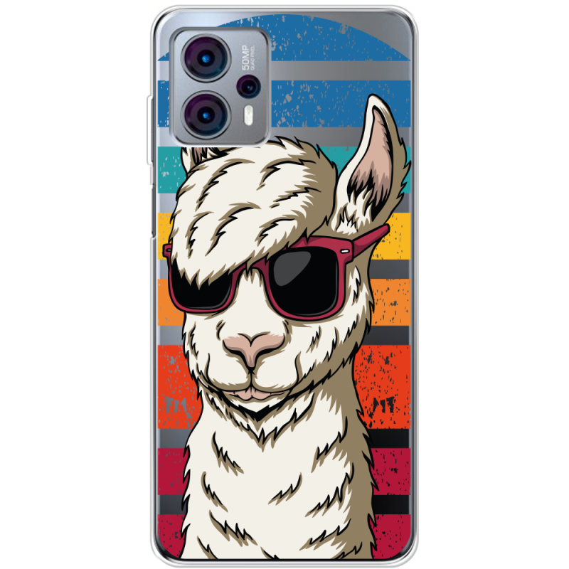 Прозрачный чехол BoxFace Motorola G23 Стильна Лама