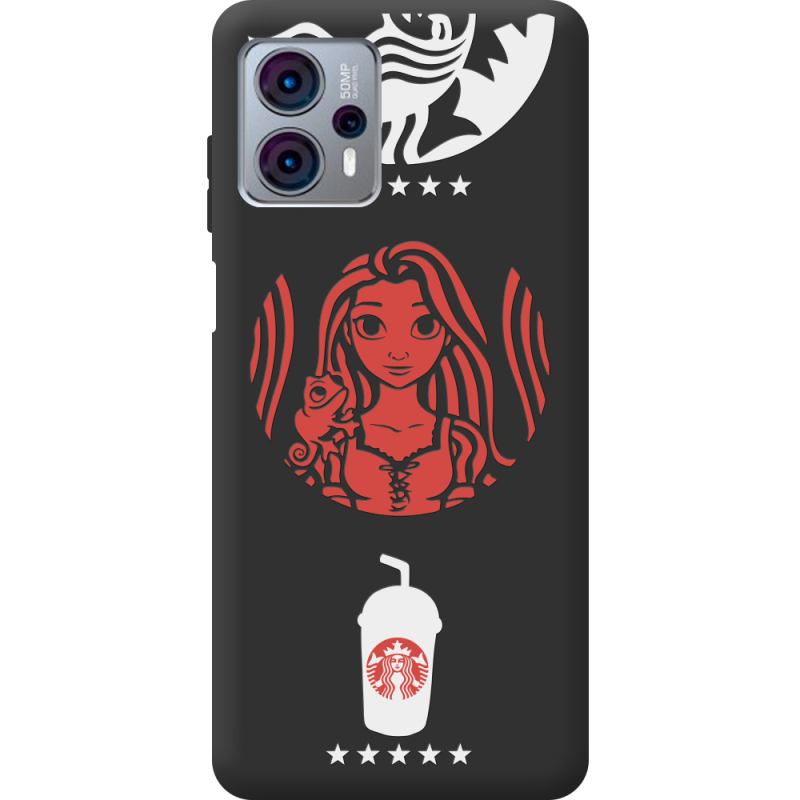 Черный чехол BoxFace Motorola G23 RedWhite Coffee