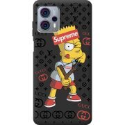 Черный чехол BoxFace Motorola G23 Yellow Fun