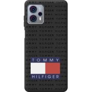 Черный чехол BoxFace Motorola G23 Tommy Print